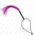 KINK MINI LATIGO DE SILICONA CON AGARRE 6 BOLAS MORADO 26 CM
