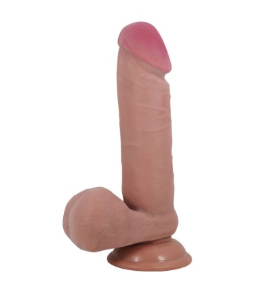 PRETTY LOVE SLIDING SKIN SERIES DILDO REALISTICO CON VENTOSA PIEL DESLIZANTE MULATO 205 CM