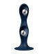 SATISFYER DOUBLE BALL R DILDO SILICONA AZUL