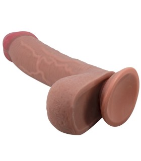 PRETTY LOVE SLIDING SKIN SERIES DILDO REALISTICO CON VENTOSA PIEL DESLIZANTE MULATO 234 CM