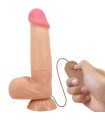 PRETTY LOVE - SLIDING SKIN SERIES DILDO REALÍSTICO CON VENTOSA PIEL DESLIZANTE CONTROL REMOTO  NATURAL 21.8 CM
