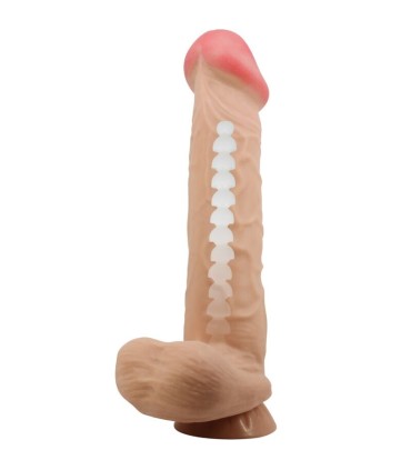 PRETTY LOVE SLIDING SKIN SERIES DILDO REALISTICO CON VENTOSA PIEL DESLIZANTE 26 CM