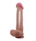 PRETTY LOVE SLIDING SKIN SERIES DILDO REALISTICO CON VENTOSA PIEL DESLIZANTE MORENO 26 CM