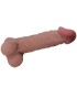 PRETTY LOVE SLIDING SKIN SERIES DILDO REALISTICO CON VENTOSA PIEL DESLIZANTE MORENO 24 CM