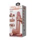PRETTY LOVE SLIDING SKIN SERIES DILDO REALISTICO CON VENTOSA PIEL DESLIZANTE MORENO 24 CM