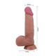 PRETTY LOVE SLIDING SKIN SERIES DILDO REALISTICO CON VENTOSA PIEL DESLIZANTE MORENO 218 CM