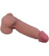 PRETTY LOVE SLIDING SKIN SERIES DILDO REALISTICO CON VENTOSA PIEL DESLIZANTE MORENO 206 CM