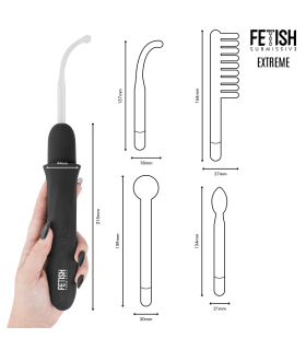 FETISH SUBMISSIVE VIBRADOR WAND ELECTROESTIMULACION ALTA FRECUENCIA