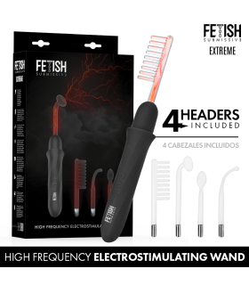 FETISH SUBMISSIVE VIBRADOR WAND ELECTROESTIMULACION ALTA FRECUENCIA
