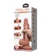 PRETTY LOVE SLIDING SKIN SERIES DILDO REALISTICO CON VENTOSA PIEL DESLIZANTE MORENO 206 CM