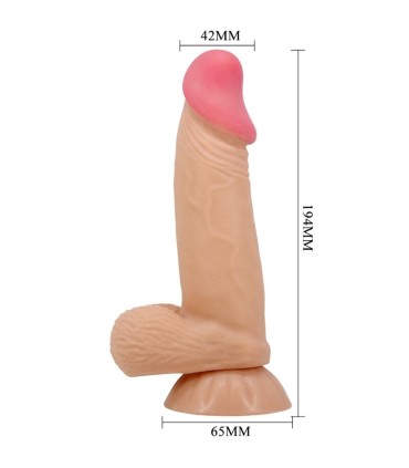 PRETTY LOVE SLIDING SKIN SERIES DILDO REALISTICO CON VENTOSA PIEL DESLIZANTE 194 CM