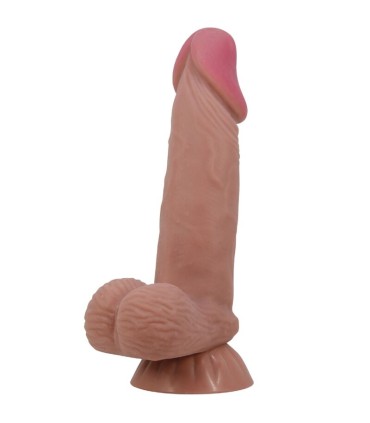 PRETTY LOVE SLIDING SKIN SERIES DILDO REALISTICO CON VENTOSA PIEL DESLIZANTE MORENO 194 CM