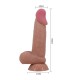 PRETTY LOVE SLIDING SKIN SERIES DILDO REALISTICO CON VENTOSA PIEL DESLIZANTE MORENO 194 CM