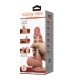 PRETTY LOVE SLIDING SKIN SERIES DILDO REALISTICO CON VENTOSA PIEL DESLIZANTE MORENO 194 CM