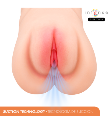 INTENSE DEEP TOUCH KRISTA MASTURBADOR ANO Y VAGINA CON EFECTO SUCCION VIBRACION Y VOZ 12 KG