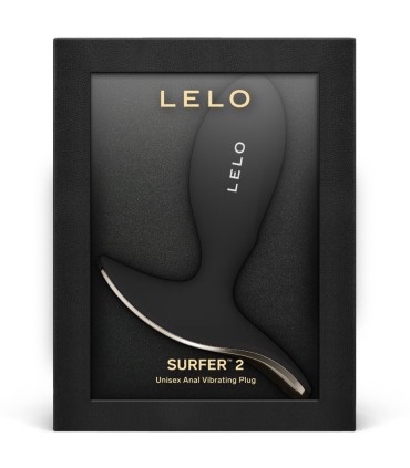 LELO SURFER 2 PLUG ANAL VIBRADOR UNISEX NEGRO