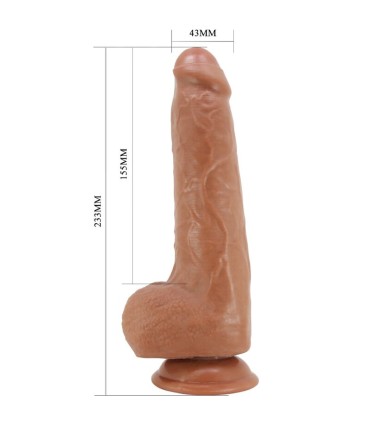 PRETTY LOVE DRACO DILDO REALISTICO 23 CM MODELO 2 NATURAL