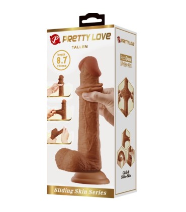 PRETTY LOVE TALLEN DILDO REALISTICO 22 CM MULATO