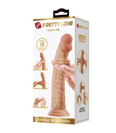 PRETTY LOVE SHARIFE DILDO REALISTICO 25 CM NATURAL