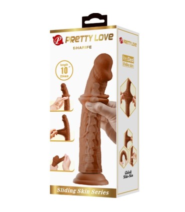 PRETTY LOVE SHARIFE DILDO REALISTICO 25 CM MULATO