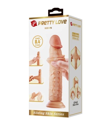 PRETTY LOVE KEON DILDO REALISTICO 21 CM NATURAL