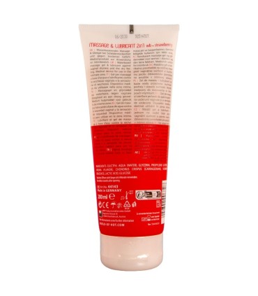 HOT MASSAGE GLIDE GEL 2 EN 1 FRESA 200 ML