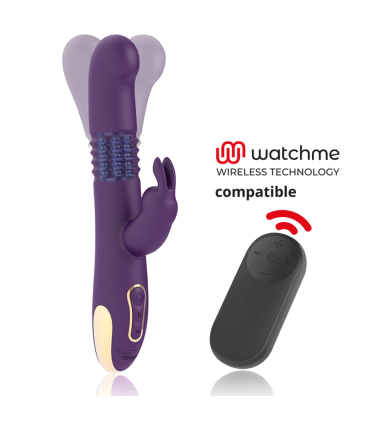 TREASURE BASTIAN RABBIT UP DOWN ROTADOR VIBRADOR MANDO CONTROL REMOTO WATCHME