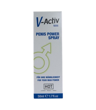 HOT V ACTIV PENIS POWER SPRAY PARA HOMBRE 50 ML