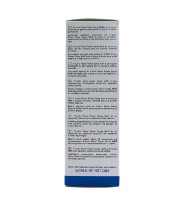 HOT V ACTIV PENIS POWER SPRAY PARA HOMBRE 50 ML
