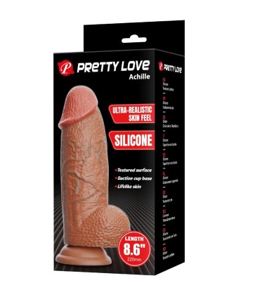 PRETTY LOVE ACHILLE DILDO ULTRA REALISTICO 22 CM