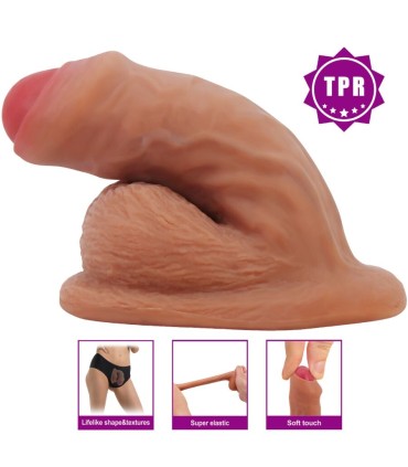 PRETTY LOVE WARNELL DILDO ULTRA REALISTICO Y ELASTICO 95 CM MULATO