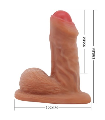 PRETTY LOVE WARNELL DILDO ULTRA REALISTICO Y ELASTICO 95 CM MULATO