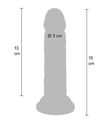 GET REAL PENE REALISTICO DELUXE 15 CM