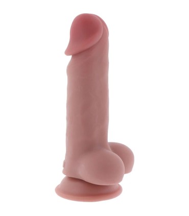 GET REAL PENE REALISTICO DELUXE CON TESTICULOS EXTRA GRUESO 17 CM