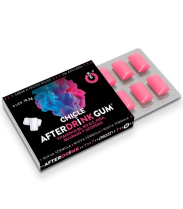 WUG After Drink 1 X 8 UDS El chicle funcional que te ayuda a recuperar energia tras la noche
