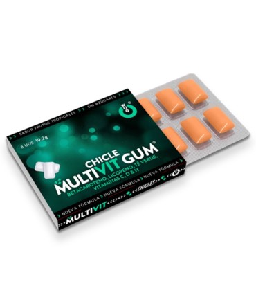 WUG Multivit Gum 1 X 8 UDS El chicle funcional que refuerza tus defensas cada dia