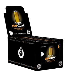 WUG On Gum DISPLAY 12 X 8 UDS Energia inmediata en formato chicle