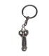 DIABLO PICANTE LLAVERO METAL PENE PLATA