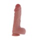 GET REAL PENE REALISTICO DELUXE CON TESTICULOS EXTRA GRUESO 345 CM