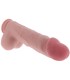 GET REAL PENE REALISTICO DELUXE CON TESTICULOS EXTRA GRUESO 345 CM