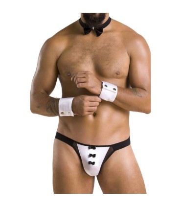 PASSION 036 SLIP ALFROJO NEGRO L XL