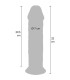GET REAL DILDO DELUXE DONG GRUESO DE DOBLE DENSIDAD TPE 32 CM