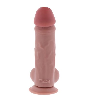 GET REAL PENE REALISTICO DELUXE CON TESTICULOS EXTRA GRUESO 23 CM