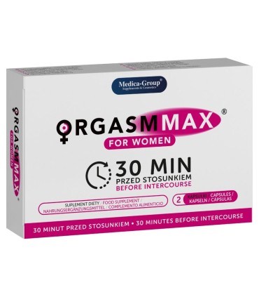 Orgasm Max For Women Capsulas Naturales para Potenciar la Vitalidad Femenina y la Satisfaccion Intima