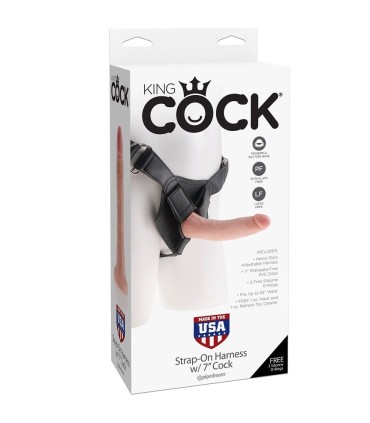 KING COCK HARNESS CON PENE REALISTICO 178 CM