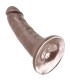 KING COCK 6 PENE MARRON 152 CM