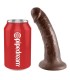 KING COCK 6 PENE MARRON 152 CM