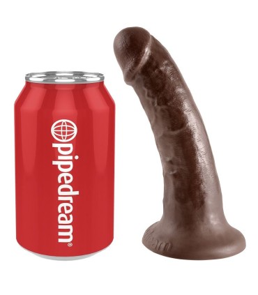 KING COCK 6 PENE MARRON 152 CM