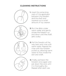 KING COCK DILDO REALISTICO UNCUT NATURAL 23 CM