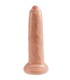 KING COCK DILDO REALISTICO UNCUT NATURAL 23 CM